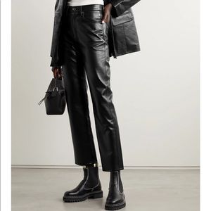 AGOLDE 90s Fitted Recycled Leather Pants